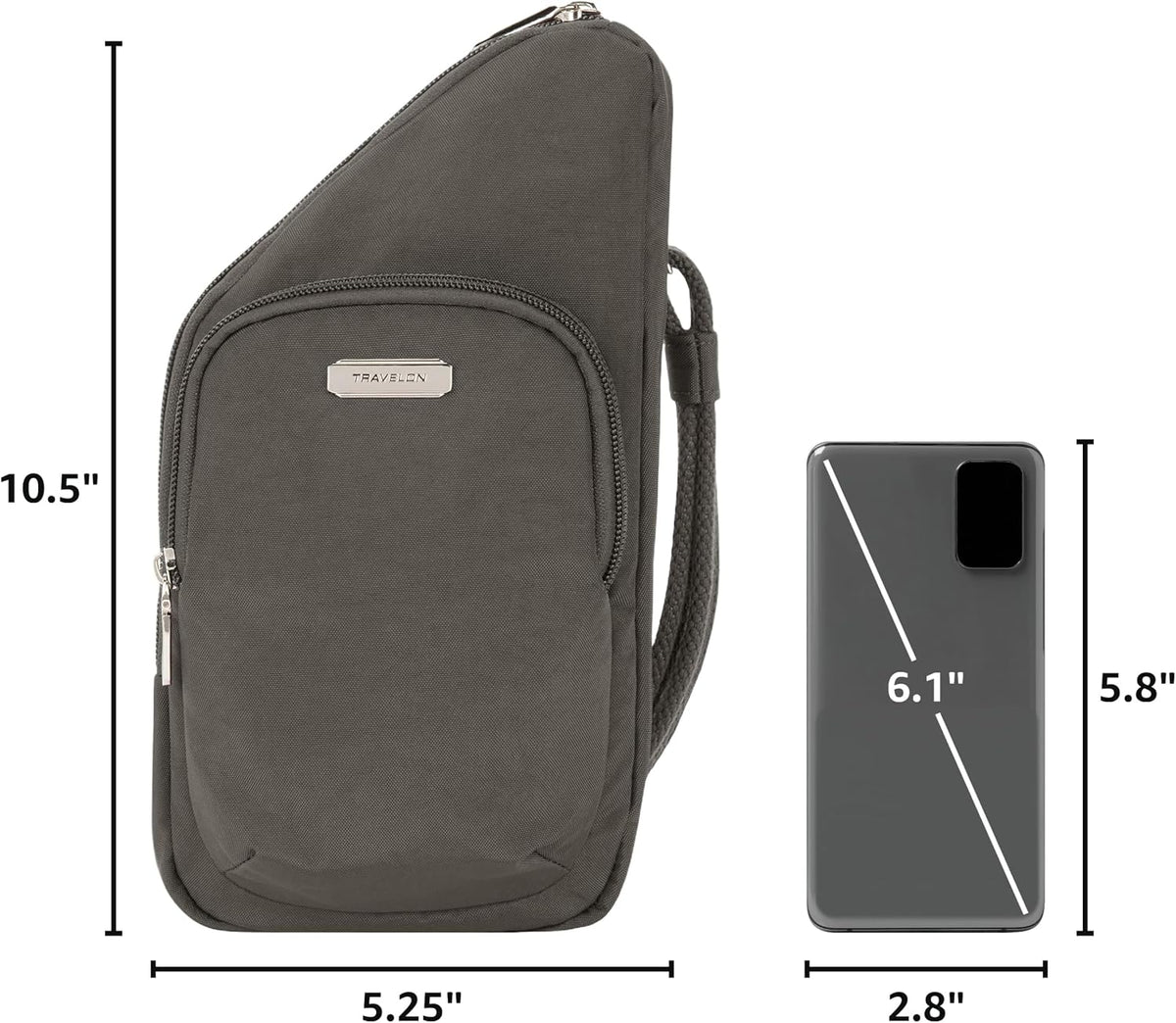 Essentials - Anti-Theft - Compact Crossbody Bag - Peacock