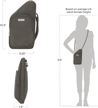 Essentials - Anti-Theft - Compact Crossbody Bag - Peacock