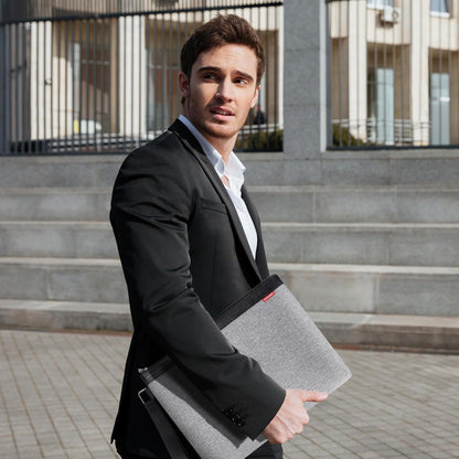 File Folder Document Organizer for Travel, Document Bag Zipper Pouch for Men & Women Black
