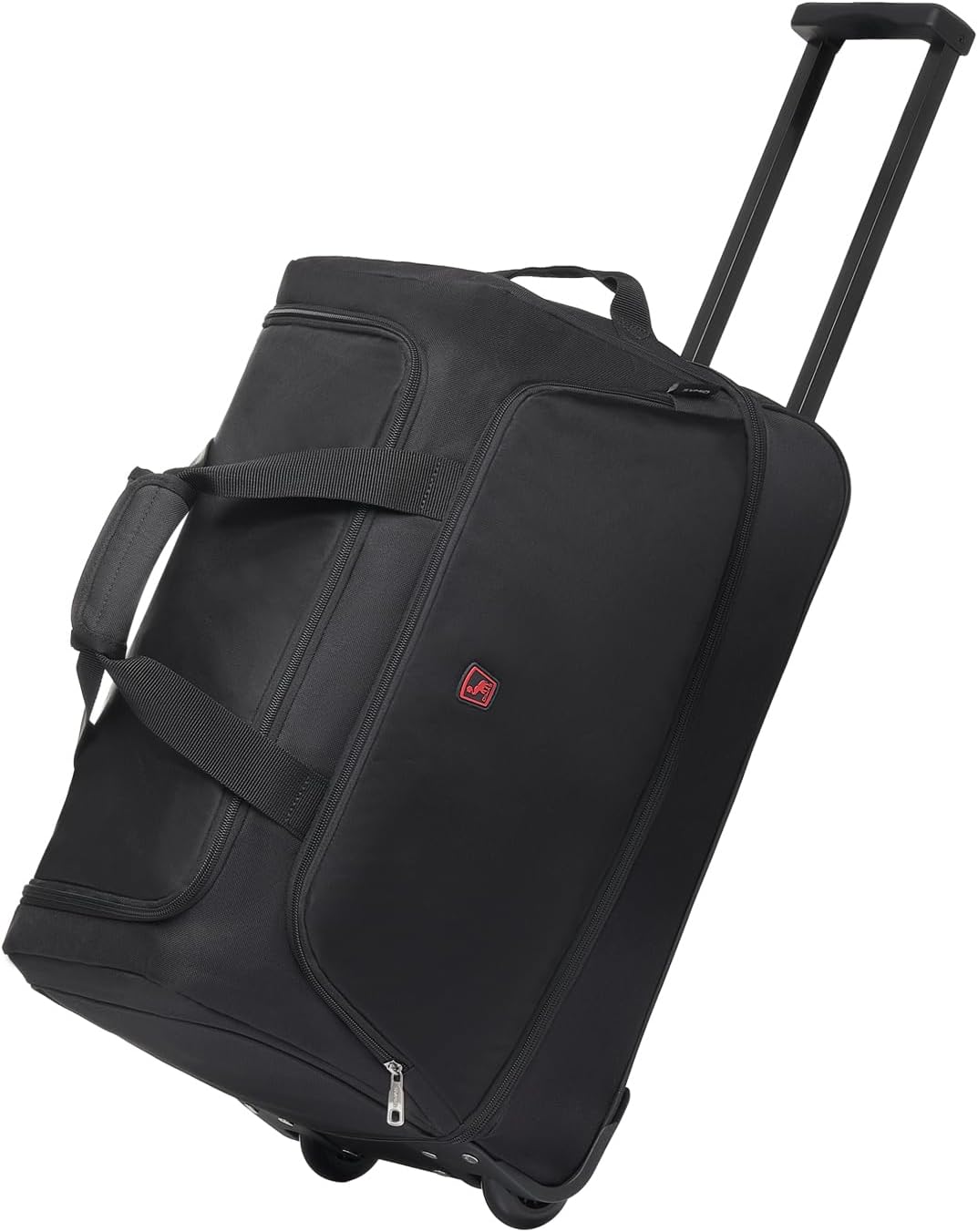 Small Rolling Duffle Bag with Wheels, Travel 22 inch Carry On Luggage Unisex-Adult Short Term Trips Expandable 50L to 60L
