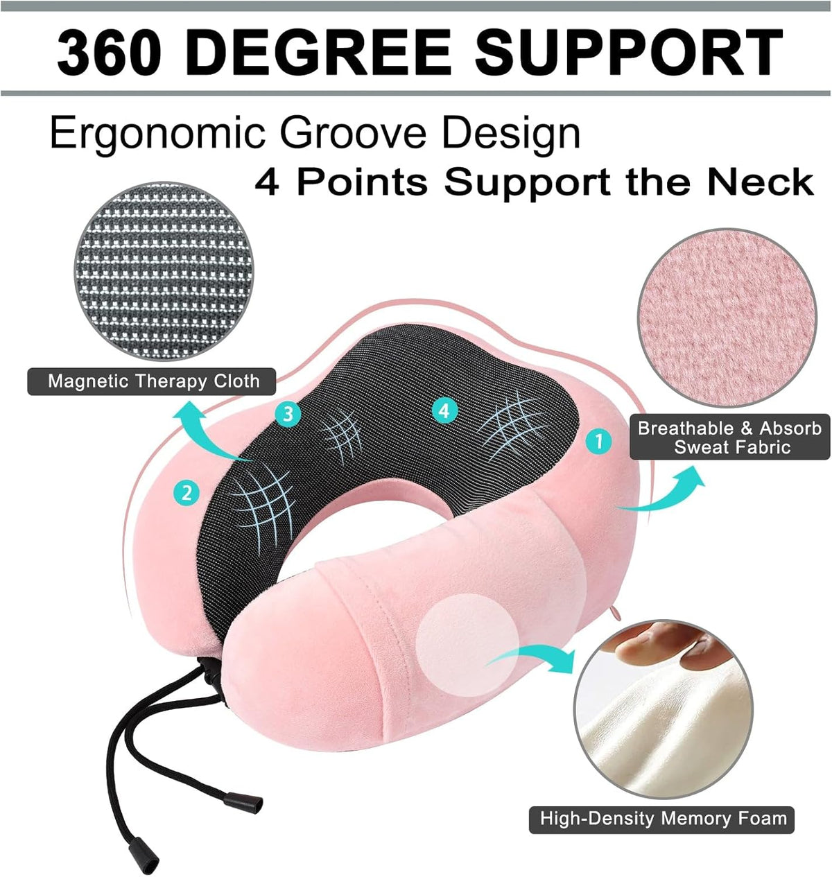 Travel Pillow and Blanket Set Neck Pillows Soft Blankets with Sleep Mask Travel Essentials for Airplane Car Memory Foam Blue Green