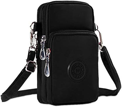 Waterproof Nylon Cute Crossbody Cell Phone Purse Smartphone Wallet Bag for Women