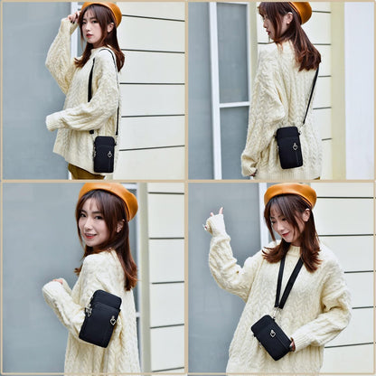 Waterproof Nylon Cute Crossbody Cell Phone Purse Smartphone Wallet Bag for Women