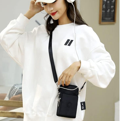 Waterproof Nylon Cute Crossbody Cell Phone Purse Smartphone Wallet Bag for Women