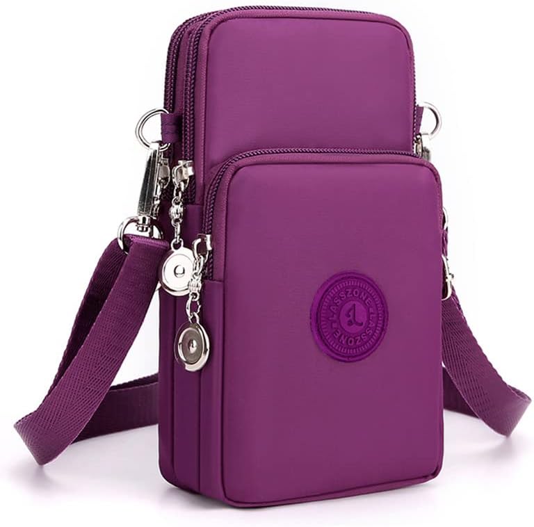Waterproof Nylon Cute Crossbody Cell Phone Purse Smartphone Wallet Bag for Women