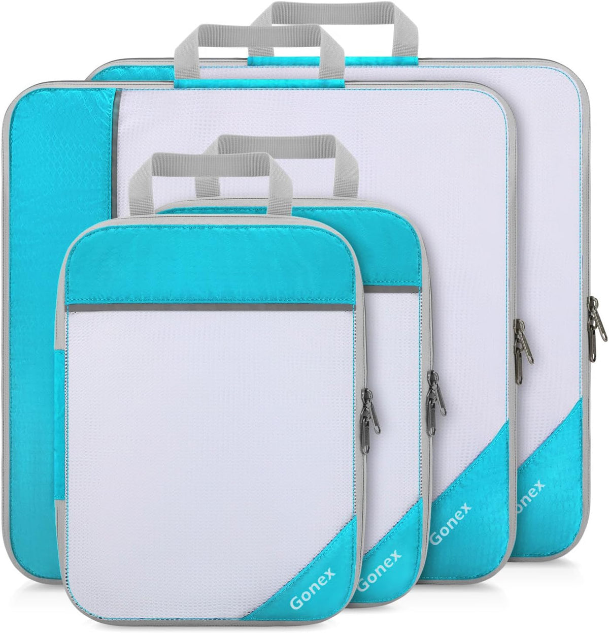 Compression Packing Cubes, Extensible Storage Mesh Bags Organizers