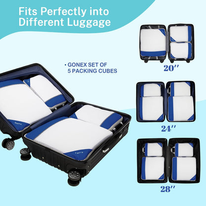 Compression Packing Cubes, Extensible Storage Mesh Bags Organizers