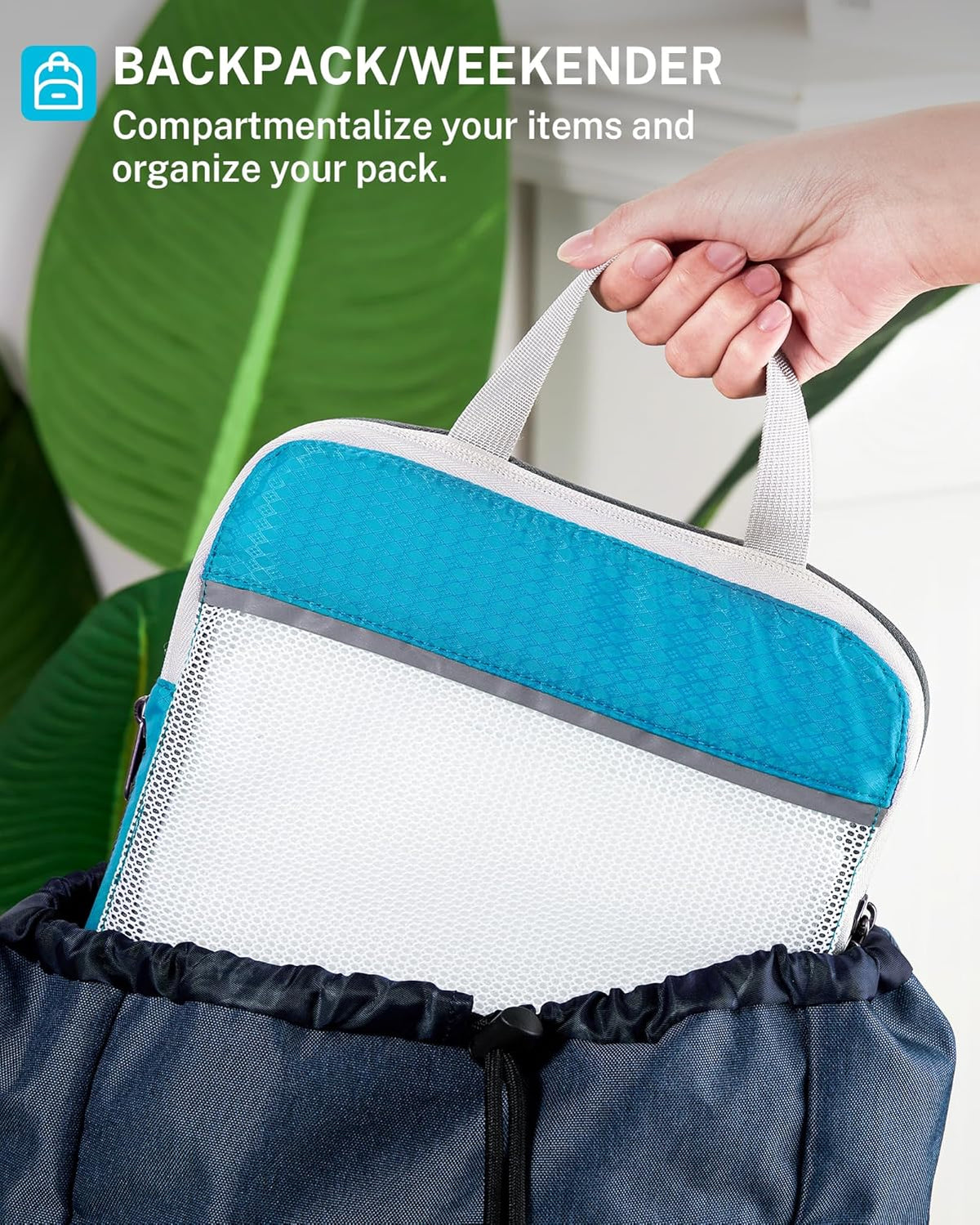 Compression Packing Cubes, Extensible Storage Mesh Bags Organizers