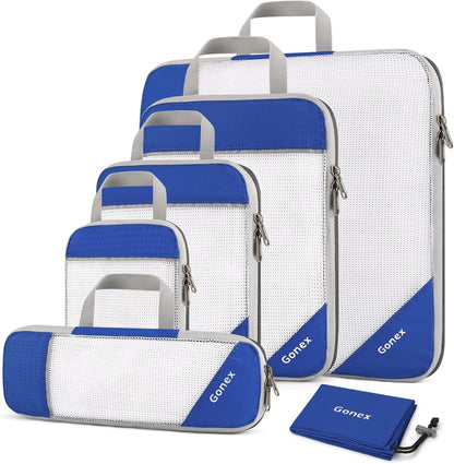 Compression Packing Cubes, Extensible Storage Mesh Bags Organizers