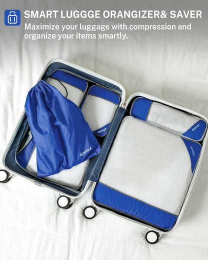 Compression Packing Cubes, Extensible Storage Mesh Bags Organizers