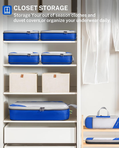 Compression Packing Cubes, Extensible Storage Mesh Bags Organizers