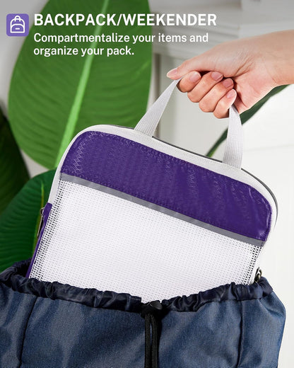 Compression Packing Cubes, Extensible Storage Mesh Bags Organizers