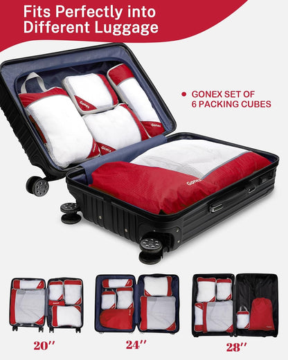 Compression Packing Cubes, Extensible Storage Mesh Bags Organizers