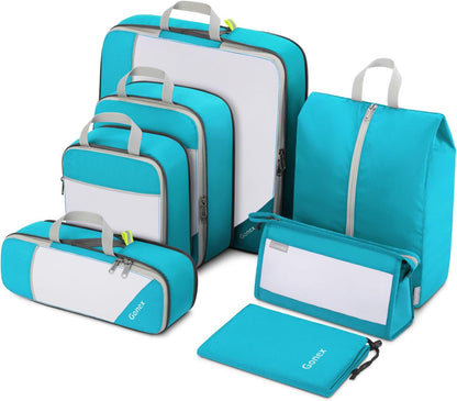 Compression Packing Cubes, Extensible Storage Mesh Bags Organizers