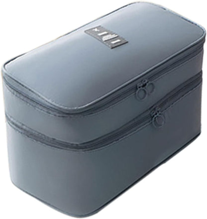 Travel Underwear Organizer – Compact Bra Storage Case, Foldable Lingerie Pouch, Lightweight Multi-Compartment Packing Cube, Portable Toiletry Storage Container, Durablee Luggage Bag | for Holiday