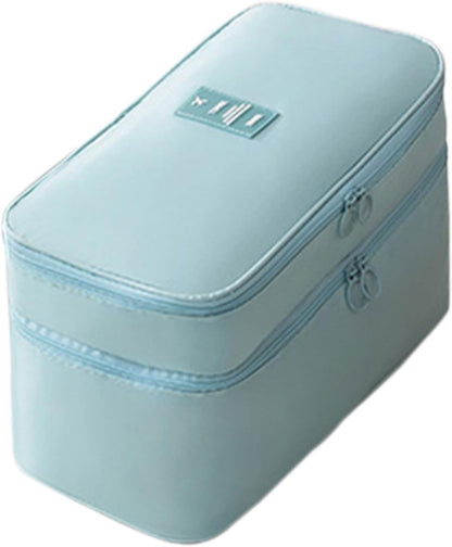 Travel Underwear Organizer – Compact Bra Storage Case, Foldable Lingerie Pouch, Lightweight Multi-Compartment Packing Cube, Portable Toiletry Storage Container, Durablee Luggage Bag | for Holiday