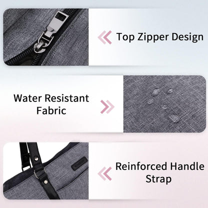 Laptop Tote Bag for Women, 15.6 Inch Computer Shoulder Bag Teacher Work Bag Travel Purse with Small Pouch VONXURY