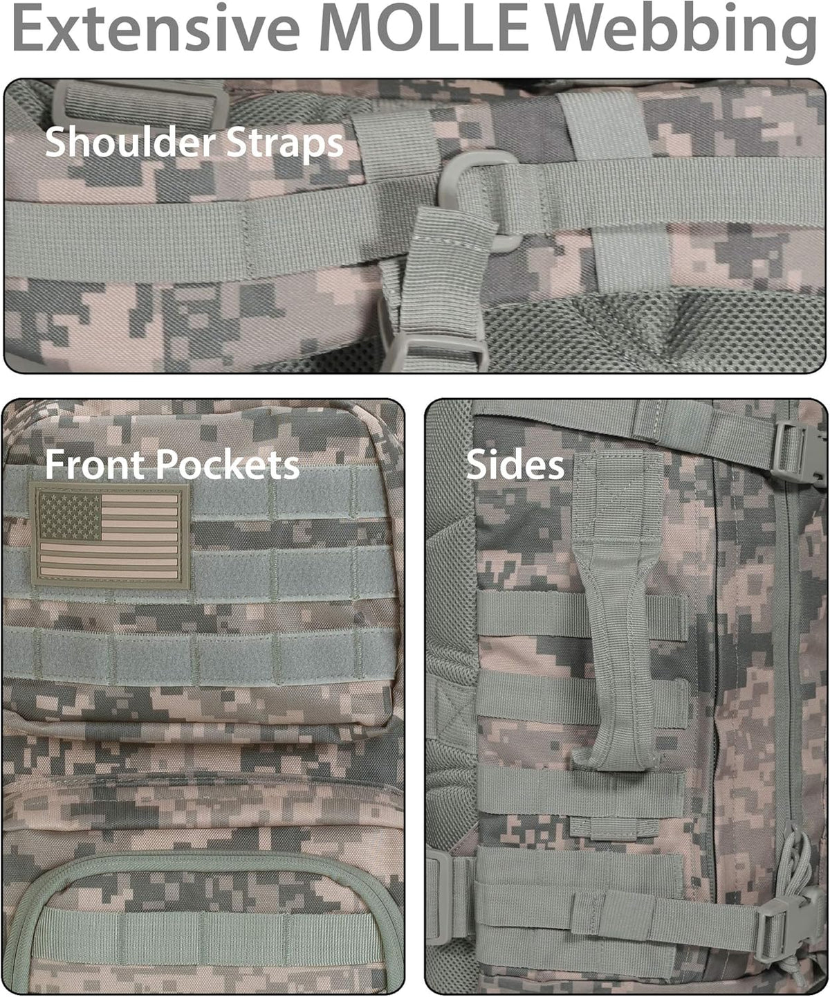 Military Tactical Laptop Backpack, Green