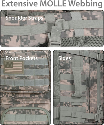 Military Tactical Laptop Backpack, Green