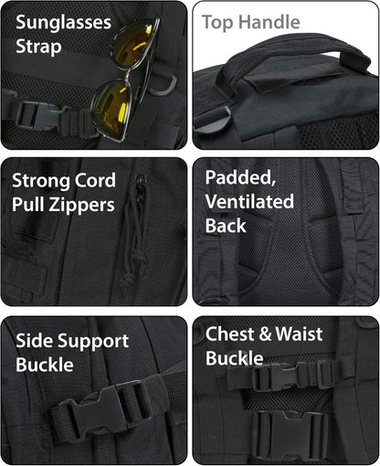 Military Tactical Laptop Backpack, Green
