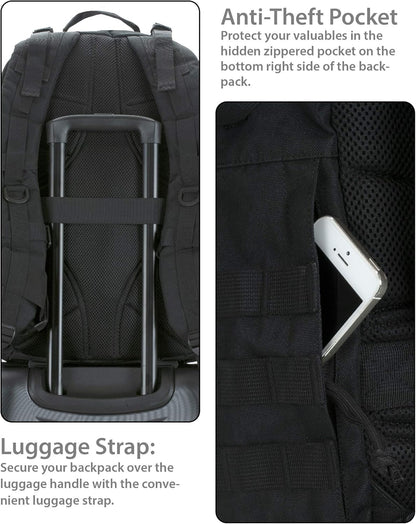 Military Tactical Laptop Backpack, Green