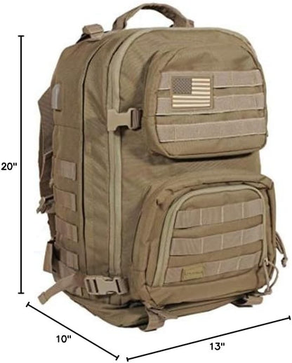Military Tactical Laptop Backpack, Green