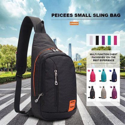 Small Sling Backpack Waterproof Unisex Shoulder Bag Chest Crossbody Daypack