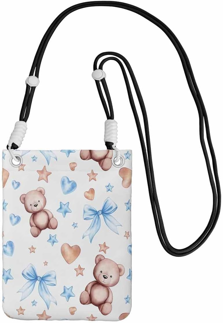 Crossbody Phone Bag | Equipped with Adjustable Detachable Strap, Ideal for Travel & Daily Commuting, Crossbody Bag for Men & Women