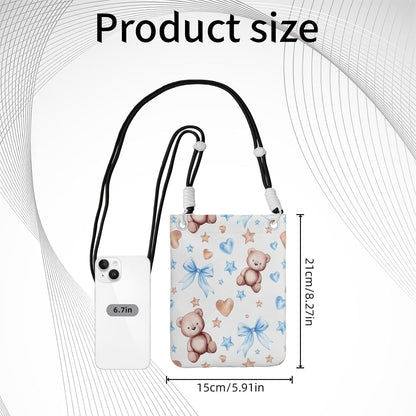 Crossbody Phone Bag | Equipped with Adjustable Detachable Strap, Ideal for Travel & Daily Commuting, Crossbody Bag for Men & Women