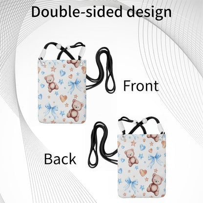 Crossbody Phone Bag | Equipped with Adjustable Detachable Strap, Ideal for Travel & Daily Commuting, Crossbody Bag for Men & Women