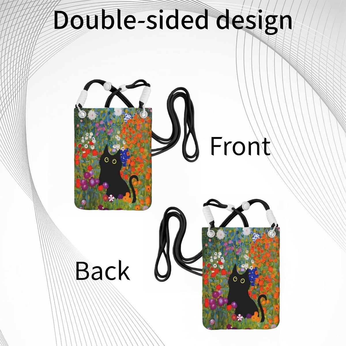 Crossbody Phone Bag | Equipped with Adjustable Detachable Strap, Ideal for Travel & Daily Commuting, Crossbody Bag for Men & Women