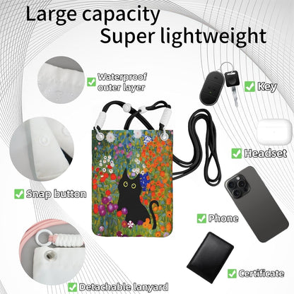 Crossbody Phone Bag | Equipped with Adjustable Detachable Strap, Ideal for Travel & Daily Commuting, Crossbody Bag for Men & Women