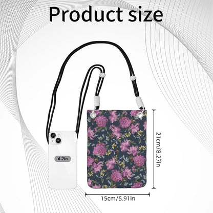 Crossbody Phone Bag | Equipped with Adjustable Detachable Strap, Ideal for Travel & Daily Commuting, Crossbody Bag for Men & Women