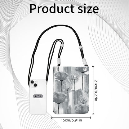 Crossbody Phone Bag | Equipped with Adjustable Detachable Strap, Ideal for Travel & Daily Commuting, Crossbody Bag for Men & Women