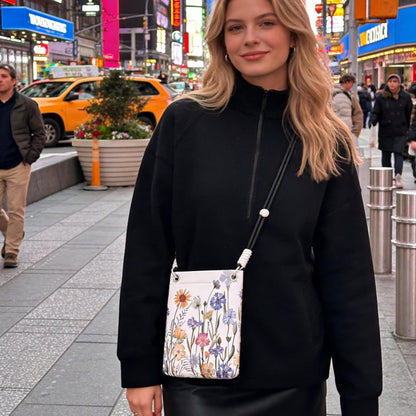 Crossbody Phone Bag | Equipped with Adjustable Detachable Strap, Ideal for Travel & Daily Commuting, Crossbody Bag for Men & Women