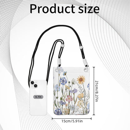 Crossbody Phone Bag | Equipped with Adjustable Detachable Strap, Ideal for Travel & Daily Commuting, Crossbody Bag for Men & Women