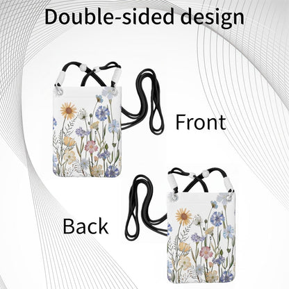 Crossbody Phone Bag | Equipped with Adjustable Detachable Strap, Ideal for Travel & Daily Commuting, Crossbody Bag for Men & Women