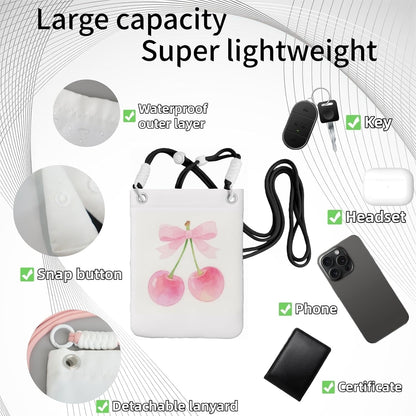 Crossbody Phone Bag | Equipped with Adjustable Detachable Strap, Ideal for Travel & Daily Commuting, Crossbody Bag for Men & Women