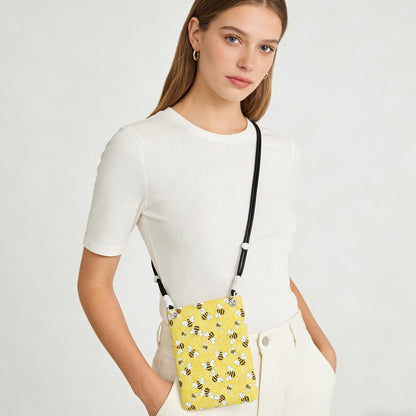 Crossbody Phone Bag | Equipped with Adjustable Detachable Strap, Ideal for Travel & Daily Commuting, Crossbody Bag for Men & Women
