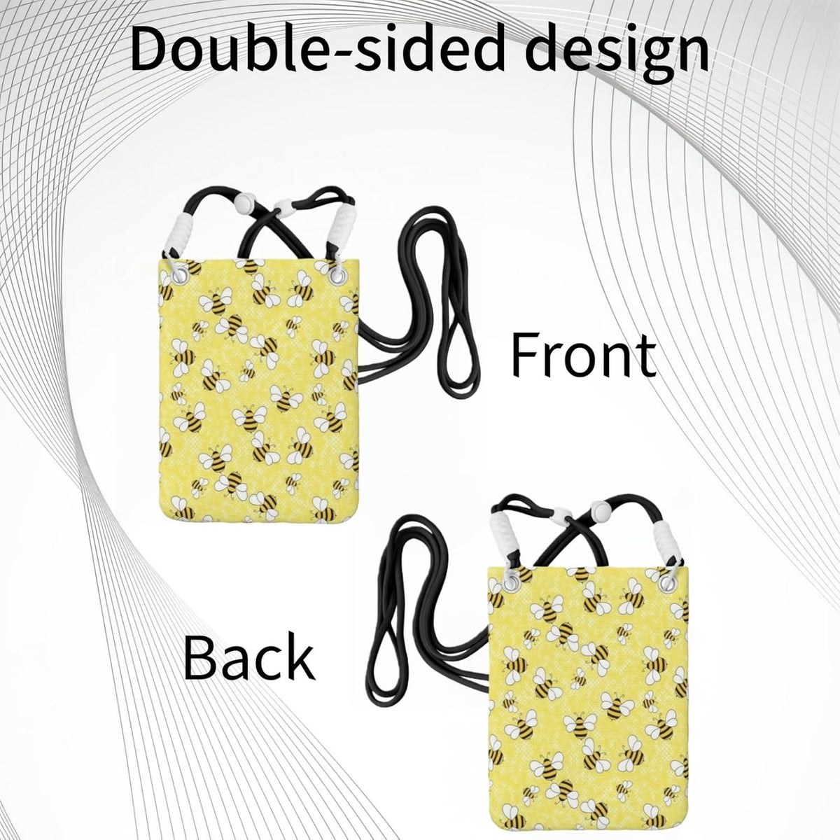 Crossbody Phone Bag | Equipped with Adjustable Detachable Strap, Ideal for Travel & Daily Commuting, Crossbody Bag for Men & Women