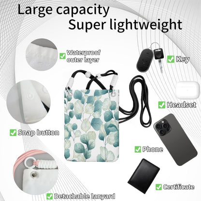 Crossbody Phone Bag | Equipped with Adjustable Detachable Strap, Ideal for Travel & Daily Commuting, Crossbody Bag for Men & Women