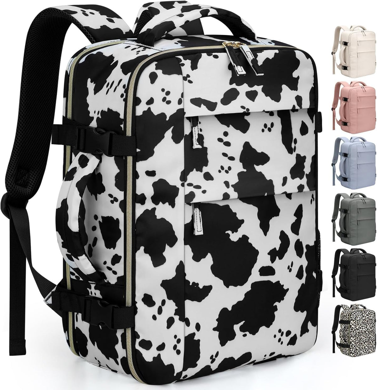 Travel Backpack for Women Man, Waterproof Personal Item Travel Bag Airline Approved Laptop Backpack Bookbag Weekender bags for Business,Travel, Work Fits 15.6 inch Laptop(Medium,Beige)