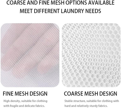 8Pcs Mesh Laundry Bags for Delicates, Premium Zipper, Travel Storage, Washing Bags for Shirts, Bras, Hosiery, Underwear, Lingerie. (Coarse screens)