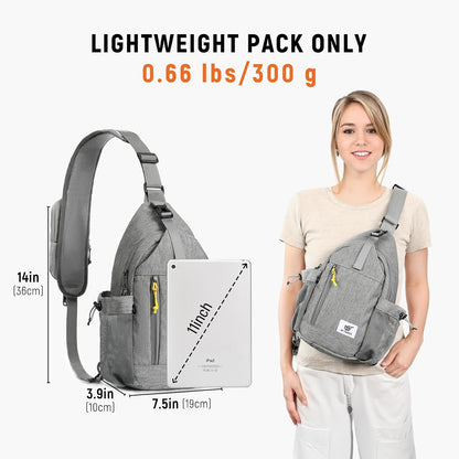 Sling Bag Anti-Theft Crossbody Bag RFID Travel Cross Body Shoulder Sling Backpack