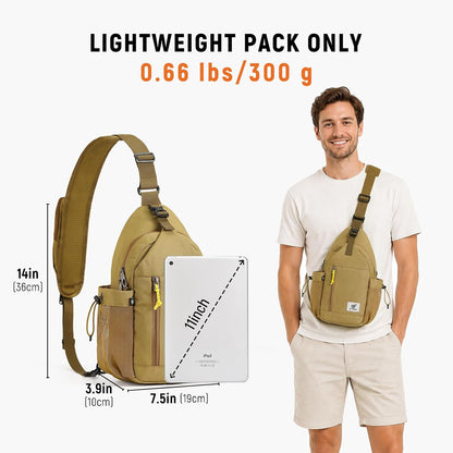 Sling Bag Anti-Theft Crossbody Bag RFID Travel Cross Body Shoulder Sling Backpack