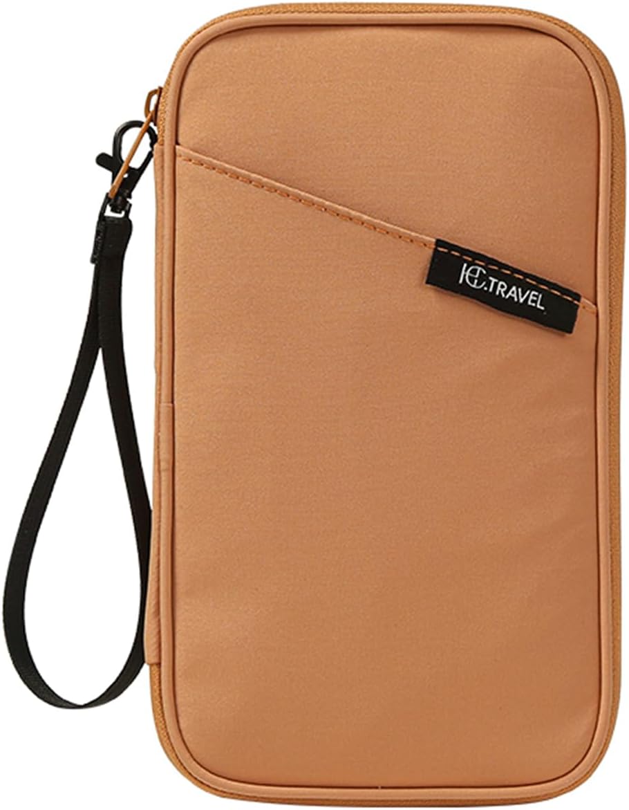 Family Passport Wallet & Travel Document Organizer-Large Capacity, Ultra-Slim Design for Men and Women,Secure Holder for Passports, Boarding Passes, Credit Cards, Cash, Travel Essentials
