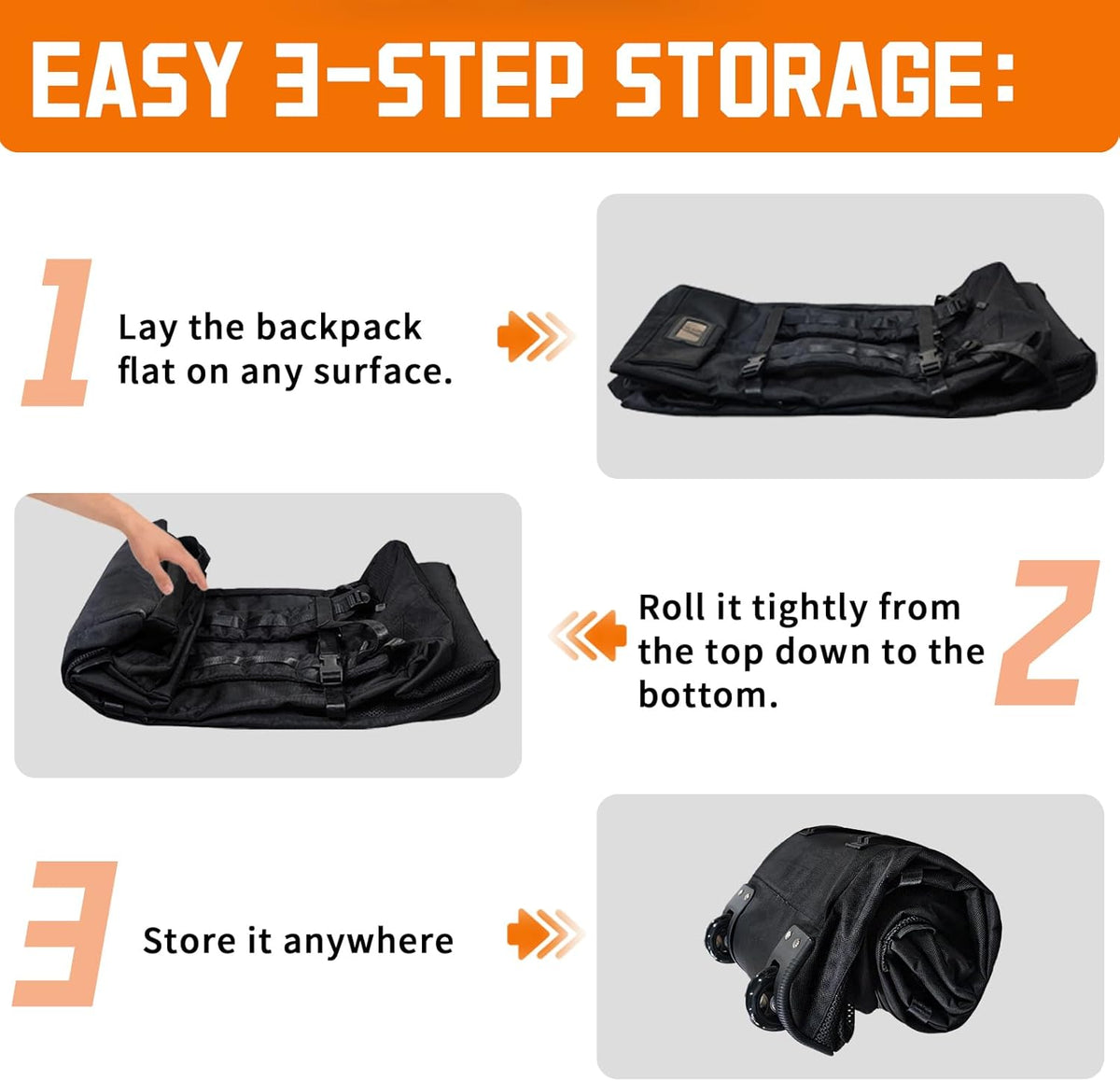 100L Rolling Duffle Bag with Wheels and Handle-Water Repellent Polyester, Duffle Bag for Travel with Hidden Straps, Travel Bag For Men & Women For Camping Sports Travel (Black)