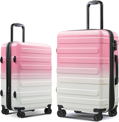Carry on Luggage 22x14x9 Airline Approved, Expandable 20 Inch Hardside Suitcase with Wheels TSA Lock, PC+ABS Lightweight Carry on Suitcases for Women