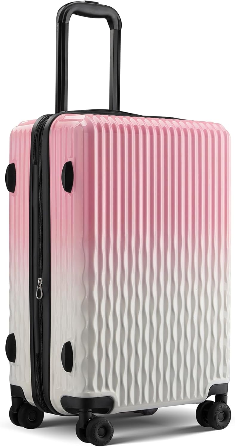 Carry on Luggage 22x14x9 Airline Approved, Expandable 20 Inch Hardside Suitcase with Wheels TSA Lock, PC+ABS Lightweight Carry on Suitcases for Women