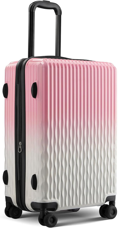 Carry on Luggage 22x14x9 Airline Approved, Expandable 20 Inch Hardside Suitcase with Wheels TSA Lock, PC+ABS Lightweight Carry on Suitcases for Women